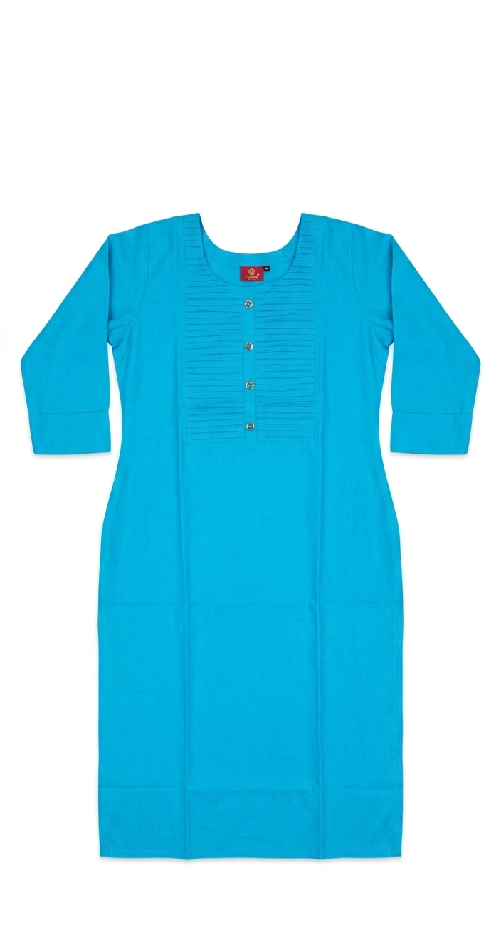 Cotton Round Neck Single Piece Kurta