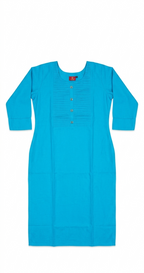 Cotton Round Neck Single Piece Kurta