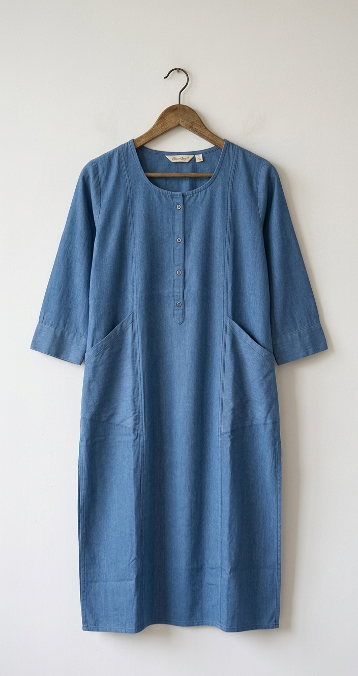Cotton Round Neck Single Piece Kurta