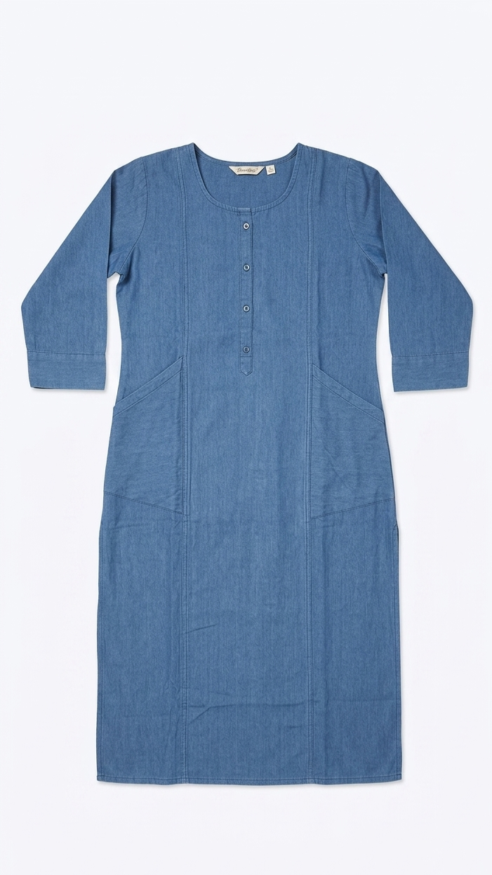 Cotton Round Neck Single Piece Kurta