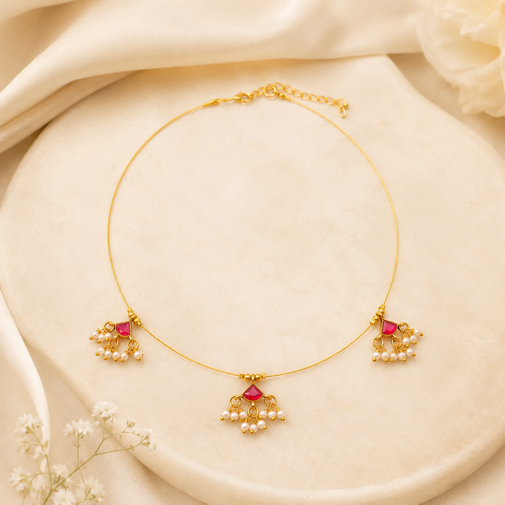 Sleek Gold-Plated Minimalist Snake Chain Choker