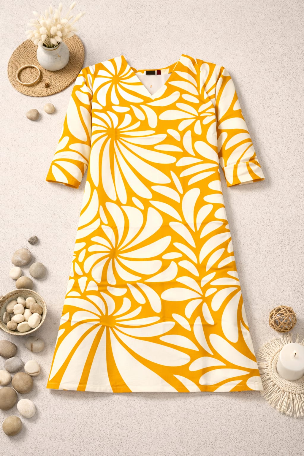 Cotton Printed Single Piece Kurta