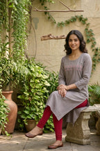 Cutwork Hand Embroidered Premium Cotton Kurti