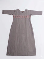 Cutwork Hand Embroidered Premium Cotton Kurti