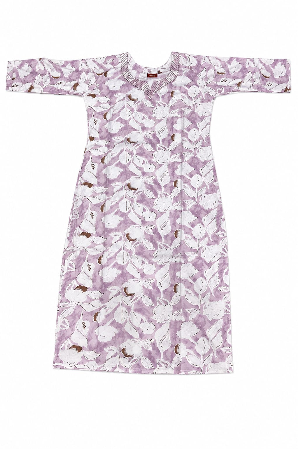Floral Printed Cotton Ethnic Kurti for Women