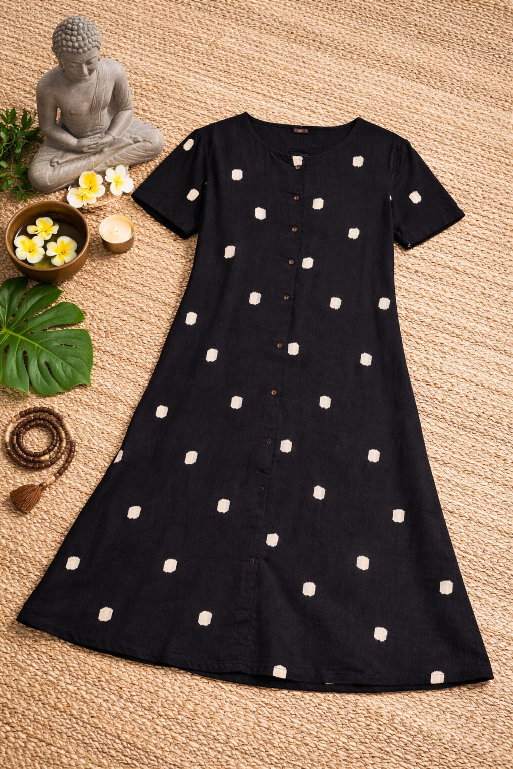 Short Sleeve Cotton Handloom Ethnic Kurta