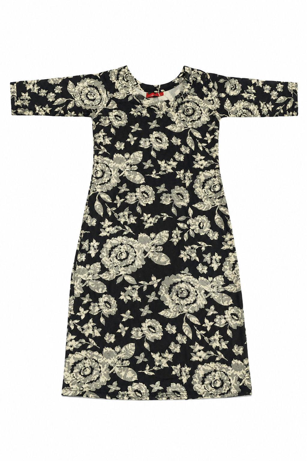 Floral Printed Cotton Ethnic Kurti for Women