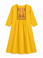 Hand Embroidered Cotton Ethnic Single Kurti