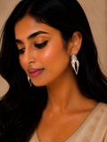 Unique Oxidised Shanku / Shell Design Earrings