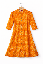 Casual A-Line Cotton Flare Kurti