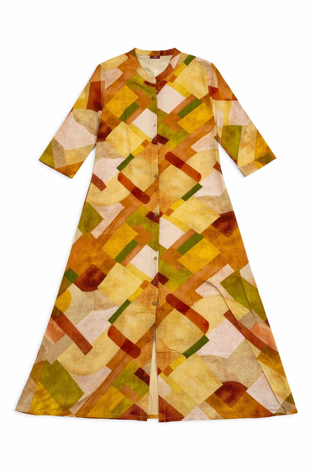 Casual A-Line Cotton Flare Kurti