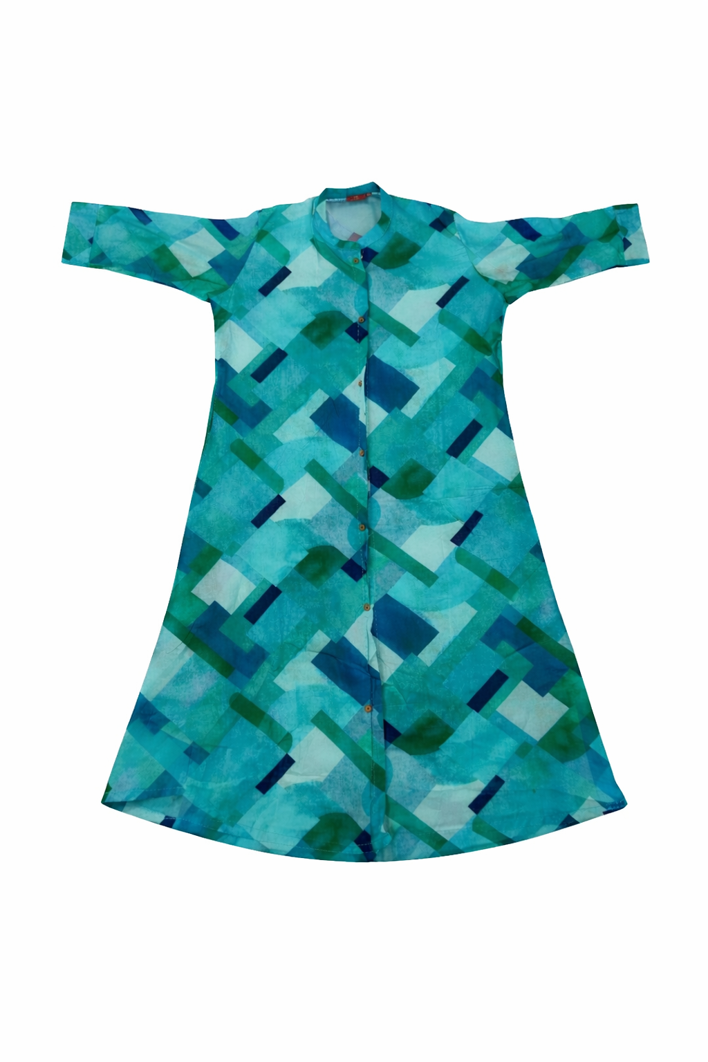 Casual A-Line Cotton Flare Kurti