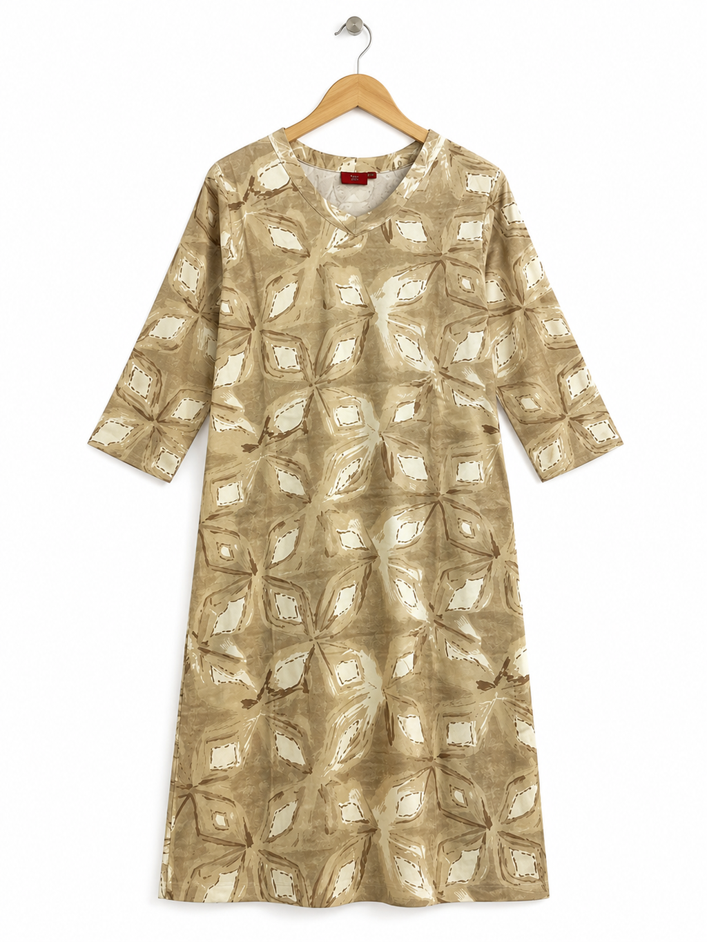 Floral Printed Cotton Ethnic Kurti for Women