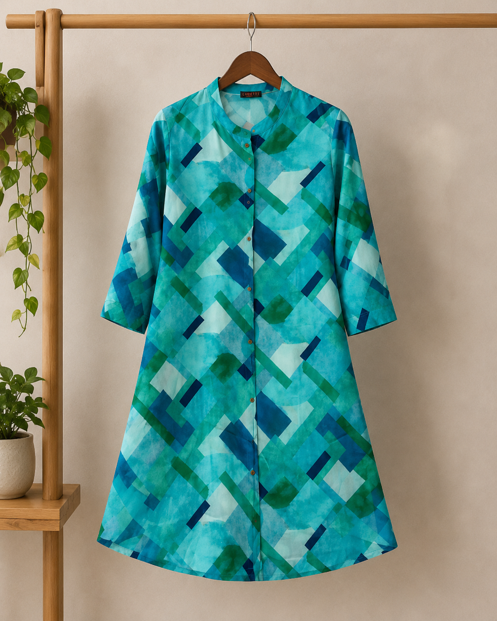 Casual A-Line Cotton Flare Kurti